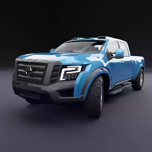 Nissan 4x4 Car Metallic Blue