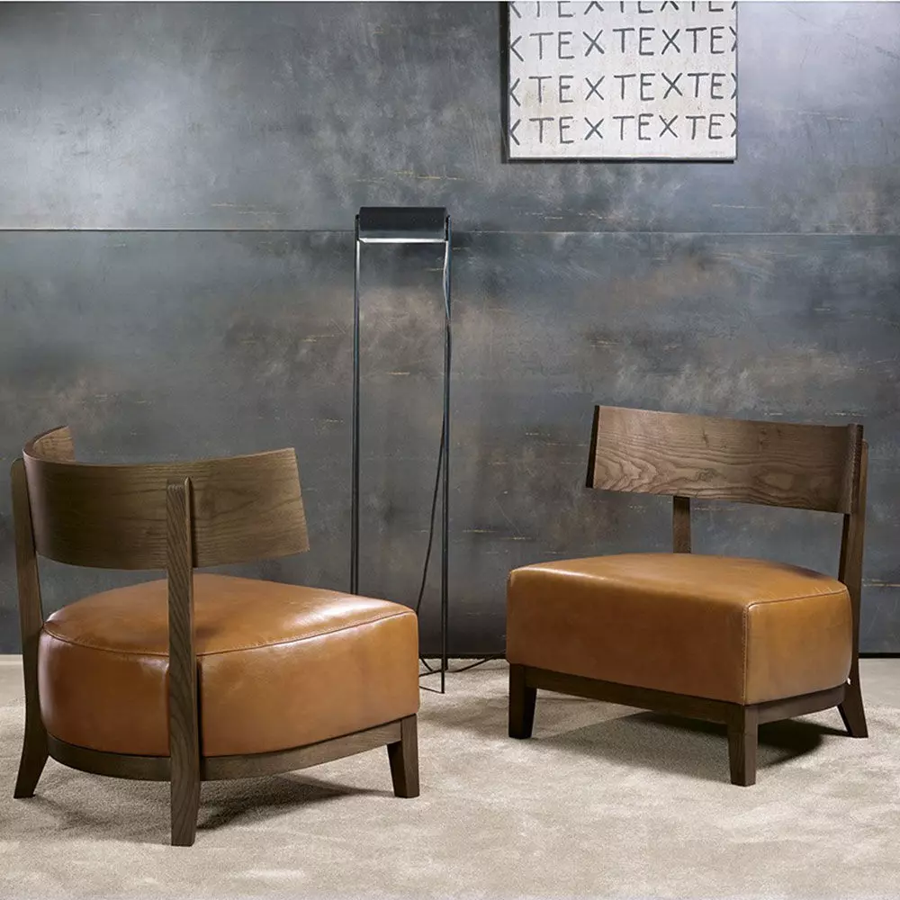 Mid Century Modern Lounge Chair 3D Model Low-poly 3D model_2