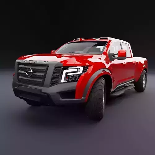 Nissan 4x4 Car Metallic Red