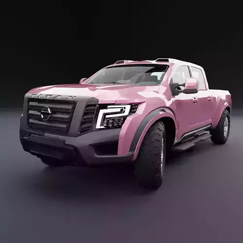 Nissan 4x4 Car Metallic Fuchsia