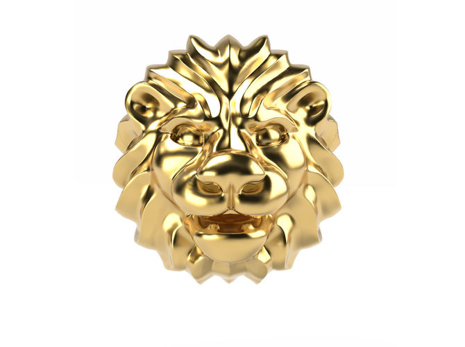 Lion head 3D print model