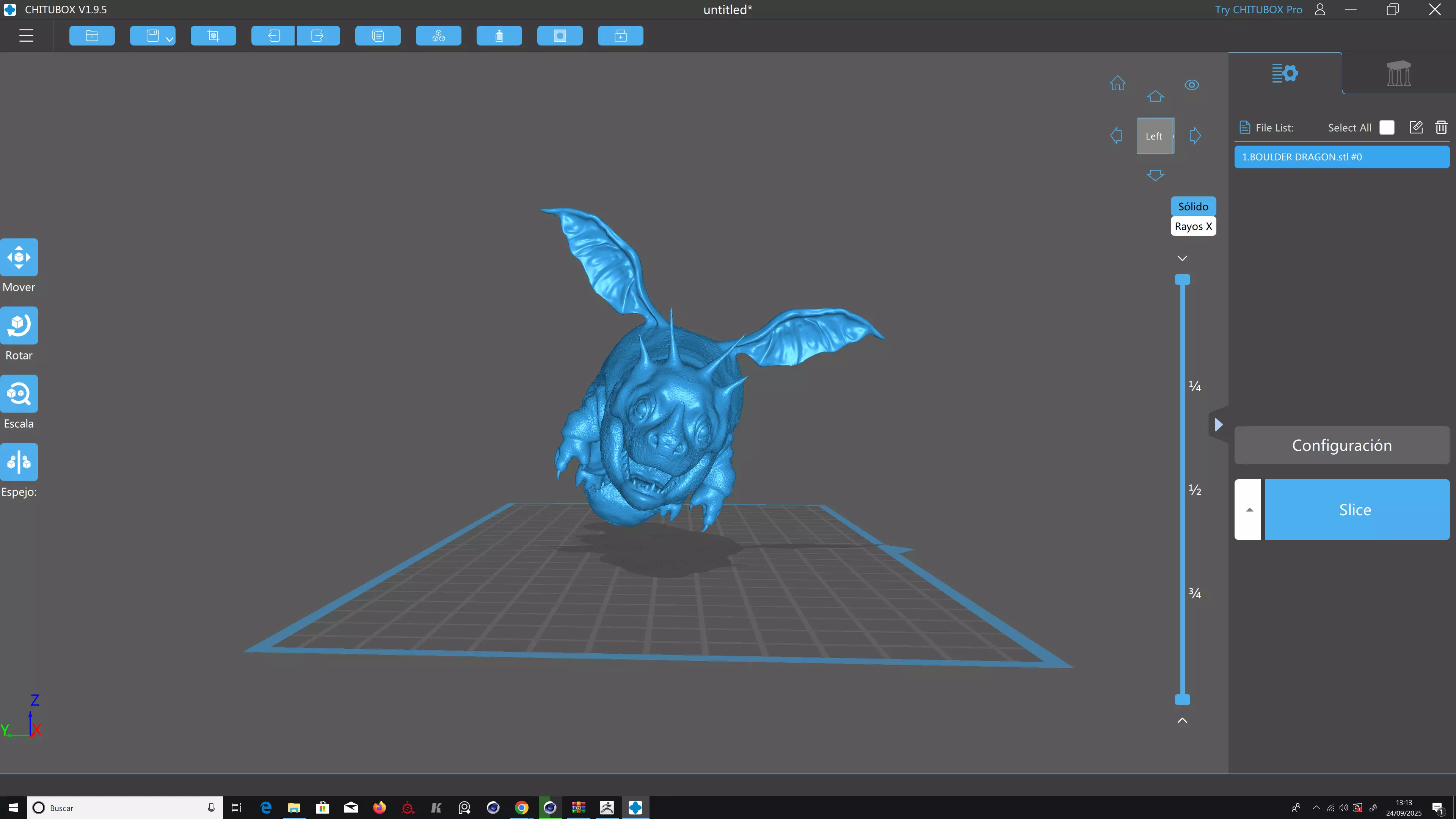 BOULDER DRAGON Low-poly 3D model_11