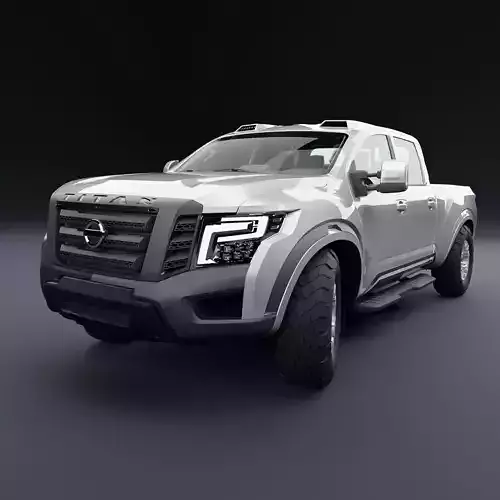 Nissan 4x4 Car Metallic Grey Light