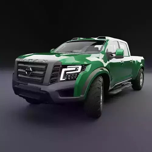 Nissan 4x4 Car Metallic Green