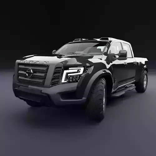 Nissan 4x4 Car Metallic Black