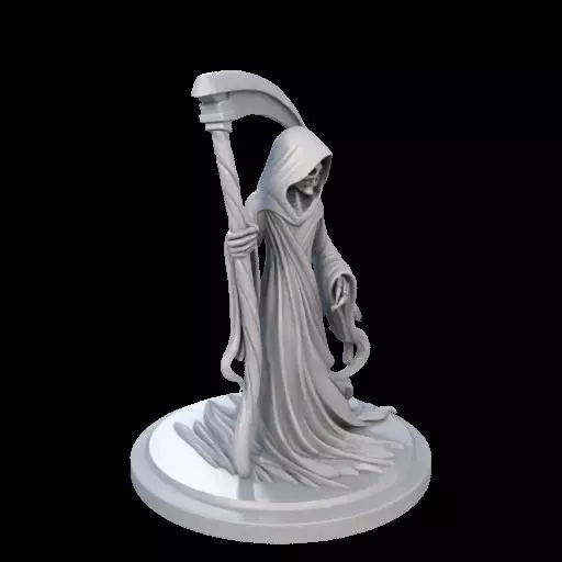 Stylized Grim Reaper 3D print model_25