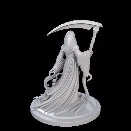 Stylized Grim Reaper 3D print model_7