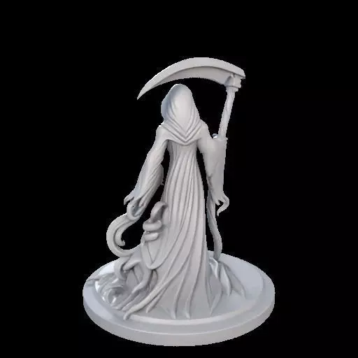 Stylized Grim Reaper 3D print model_10