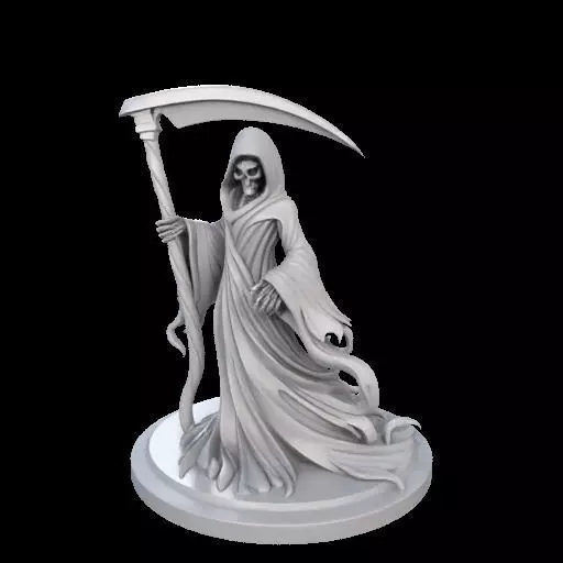Stylized Grim Reaper 3D print model_22