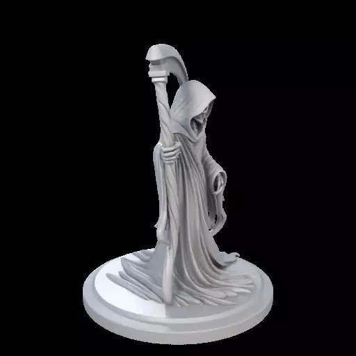Stylized Grim Reaper 3D print model_26