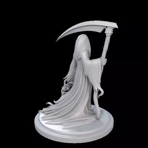 Stylized Grim Reaper 3D print model_4