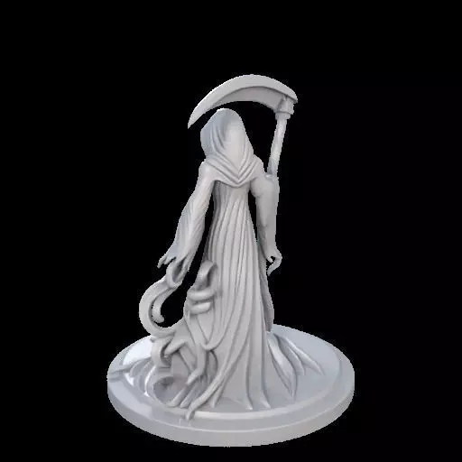 Stylized Grim Reaper 3D print model_11