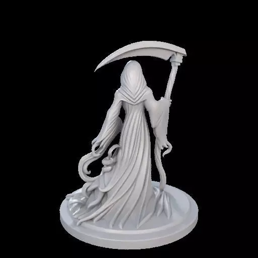 Stylized Grim Reaper 3D print model_9
