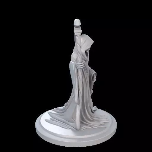Stylized Grim Reaper 3D print model_27