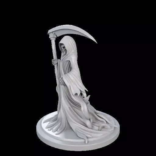 Stylized Grim Reaper 3D print model_19