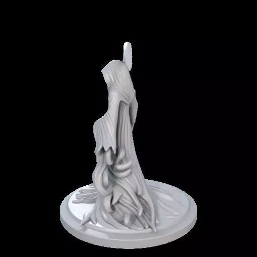 Stylized Grim Reaper 3D print model_15