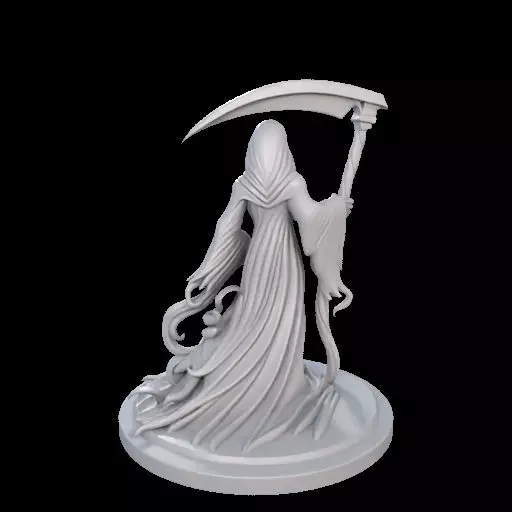 Stylized Grim Reaper 3D print model_8
