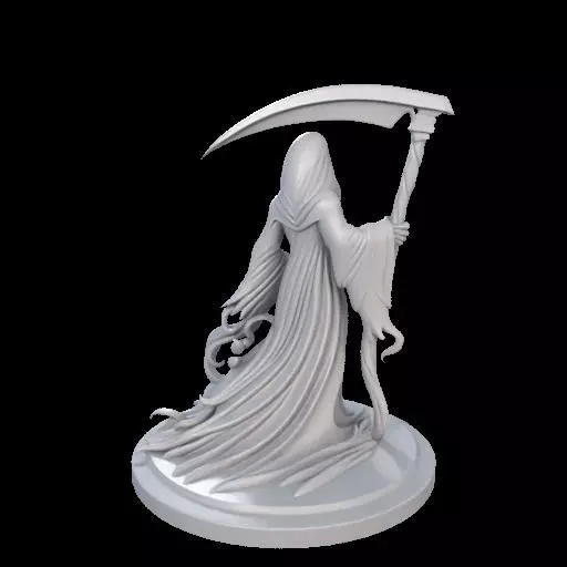 Stylized Grim Reaper 3D print model_6