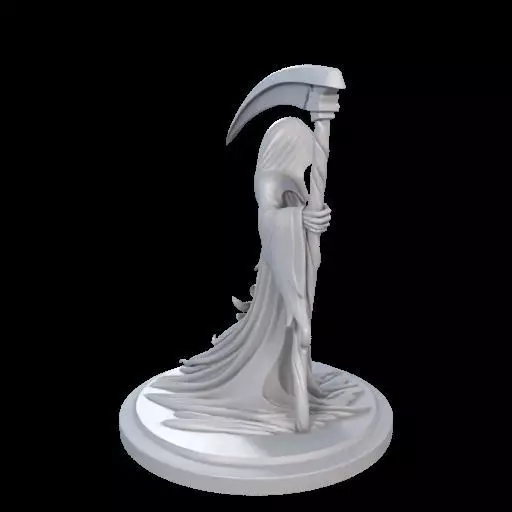 Stylized Grim Reaper 3D print model_29