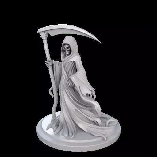 Stylized Grim Reaper 3D print model_21