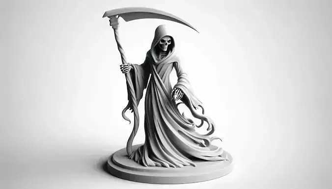 Stylized Grim Reaper
