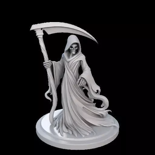 Stylized Grim Reaper 3D print model_1