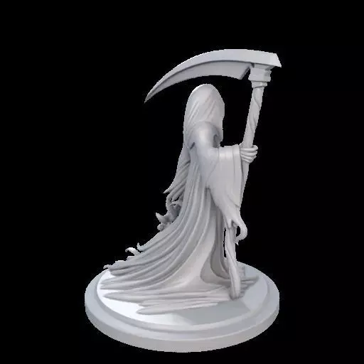 Stylized Grim Reaper 3D print model_3