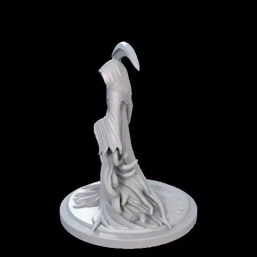 Stylized Grim Reaper 3D print model_16
