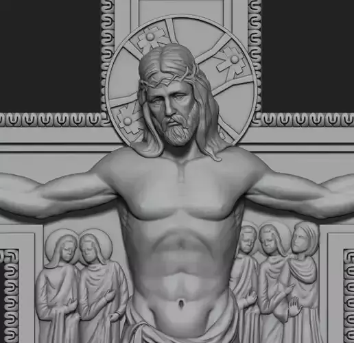 San Damiano Cross Relief V01