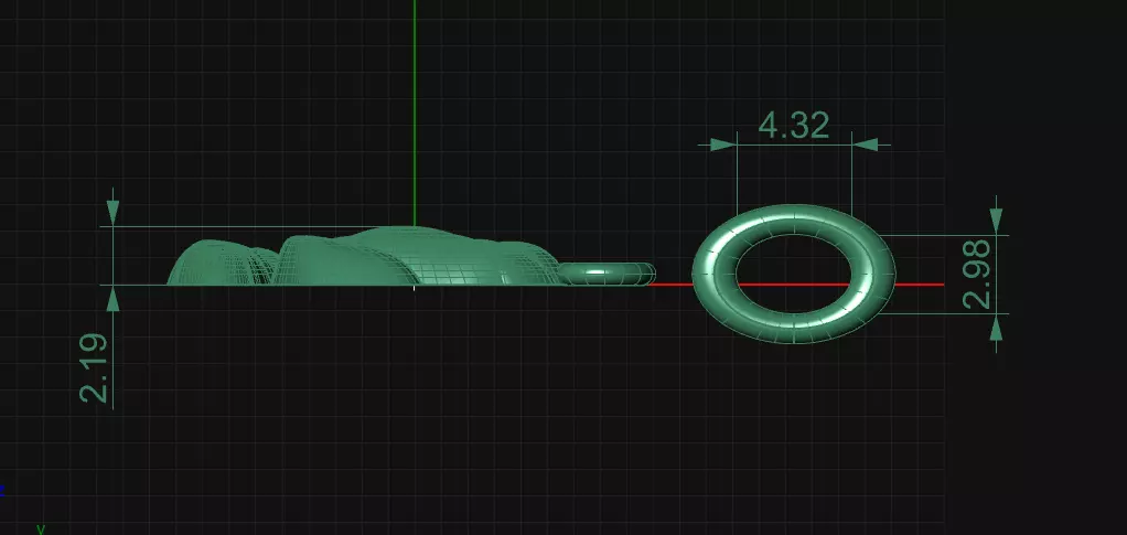 Lotus flower pendant 3D print model_3