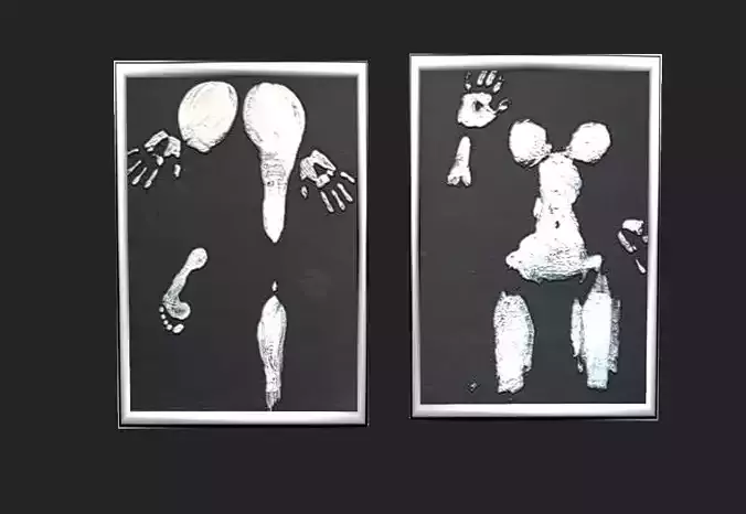 Textured Body Impression Art