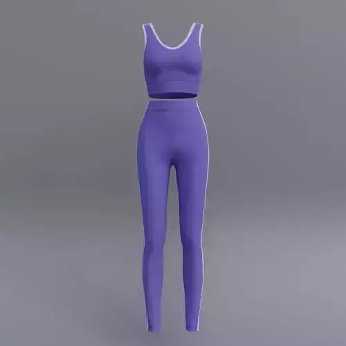 3D Exercise Wear  - Female Yoga outfit