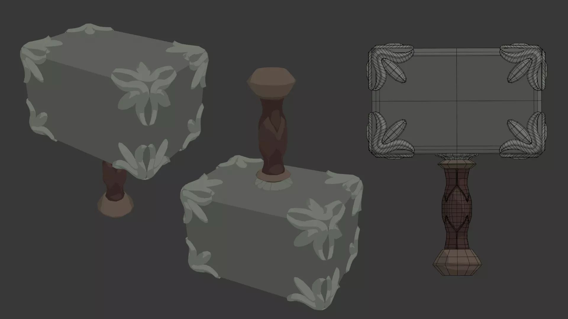 Fantasy Tools Free low-poly 3D model_3