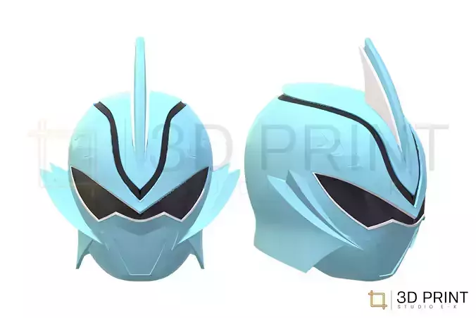 Power Rangers Jungle Fury Shark Spirit Ranger Helmet