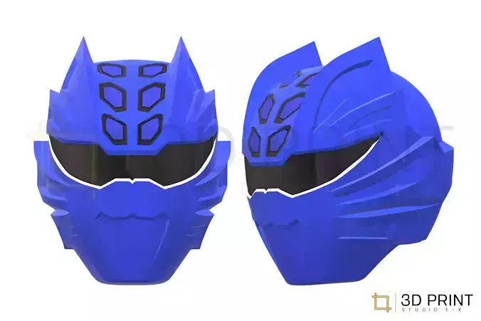 Power Rangers Jungle Fury Blue Ranger Helmet
