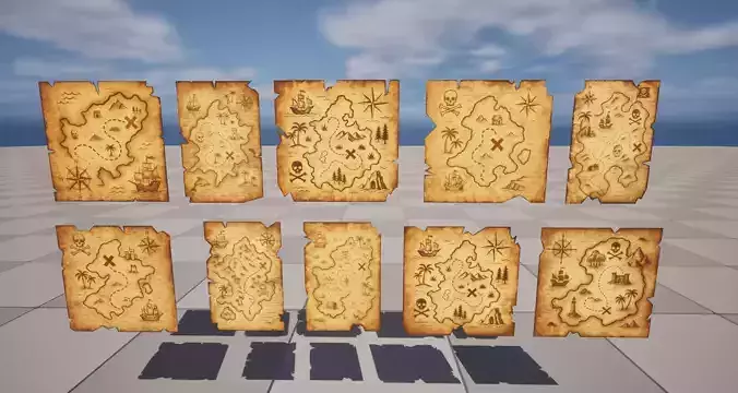 Pirate Treasure Maps