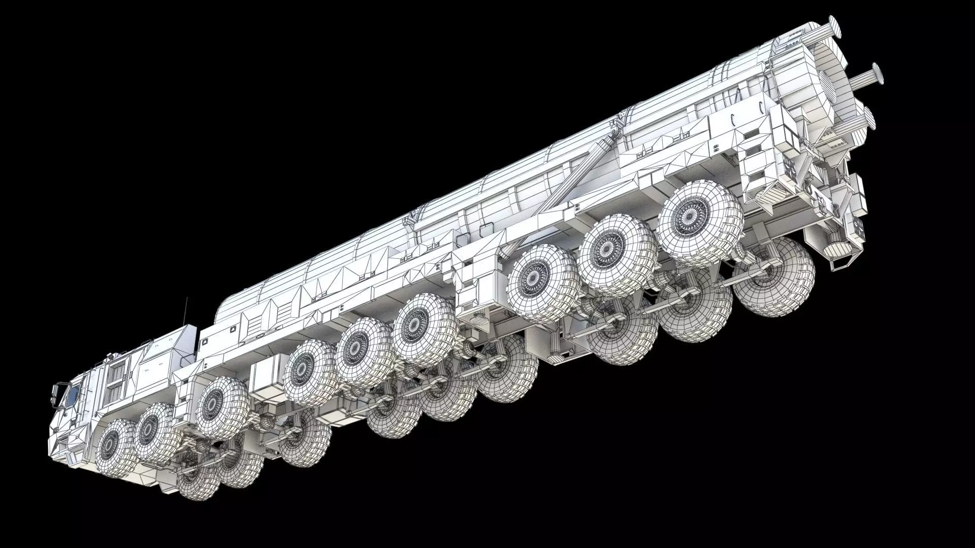 Hyunmoo 5  South Korean ballistic missile 3D model_25