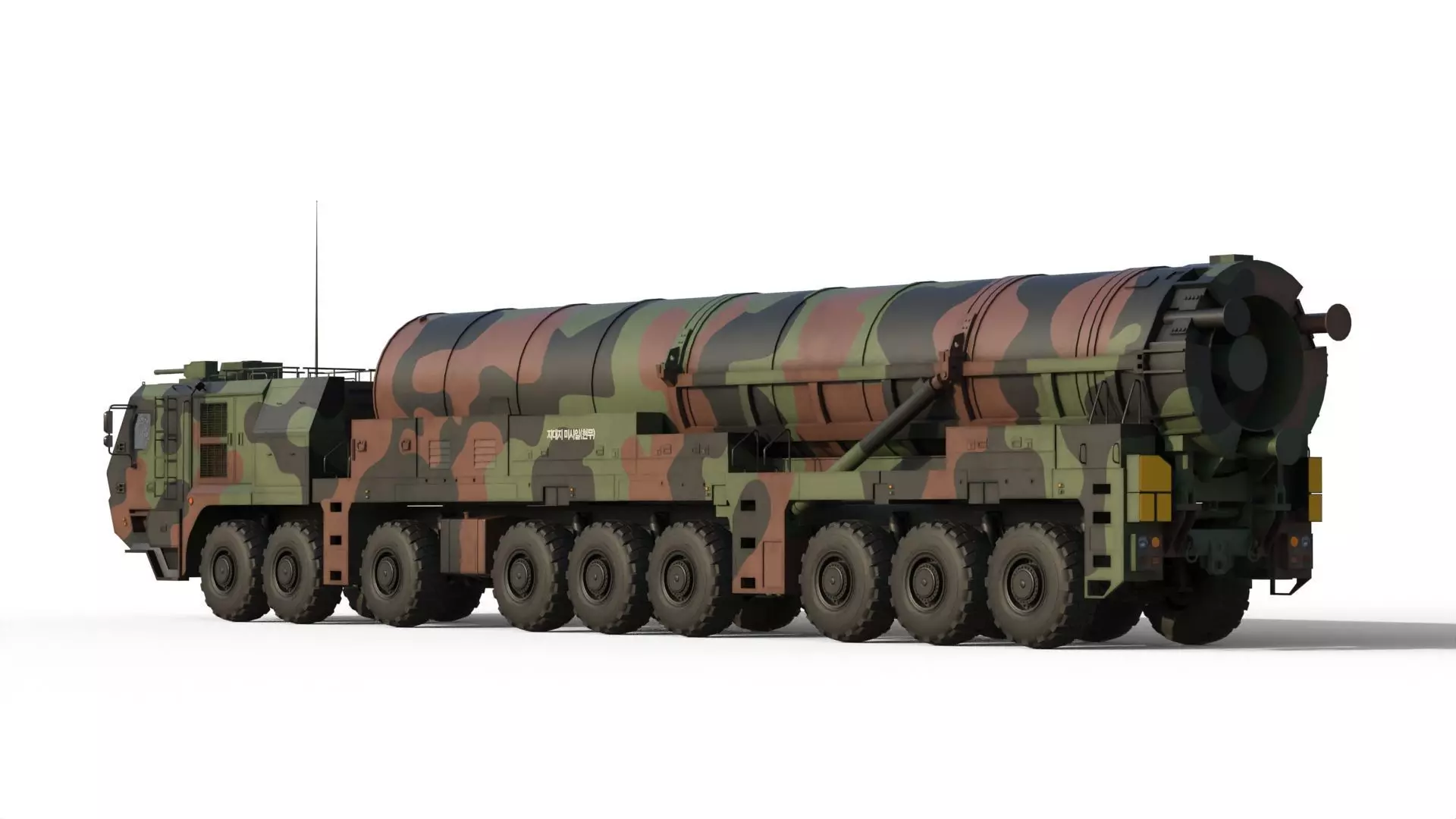 Hyunmoo 5  South Korean ballistic missile 3D model_5