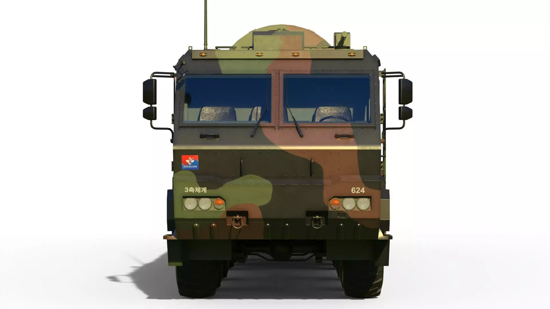 Hyunmoo 5  South Korean ballistic missile 3D model_11