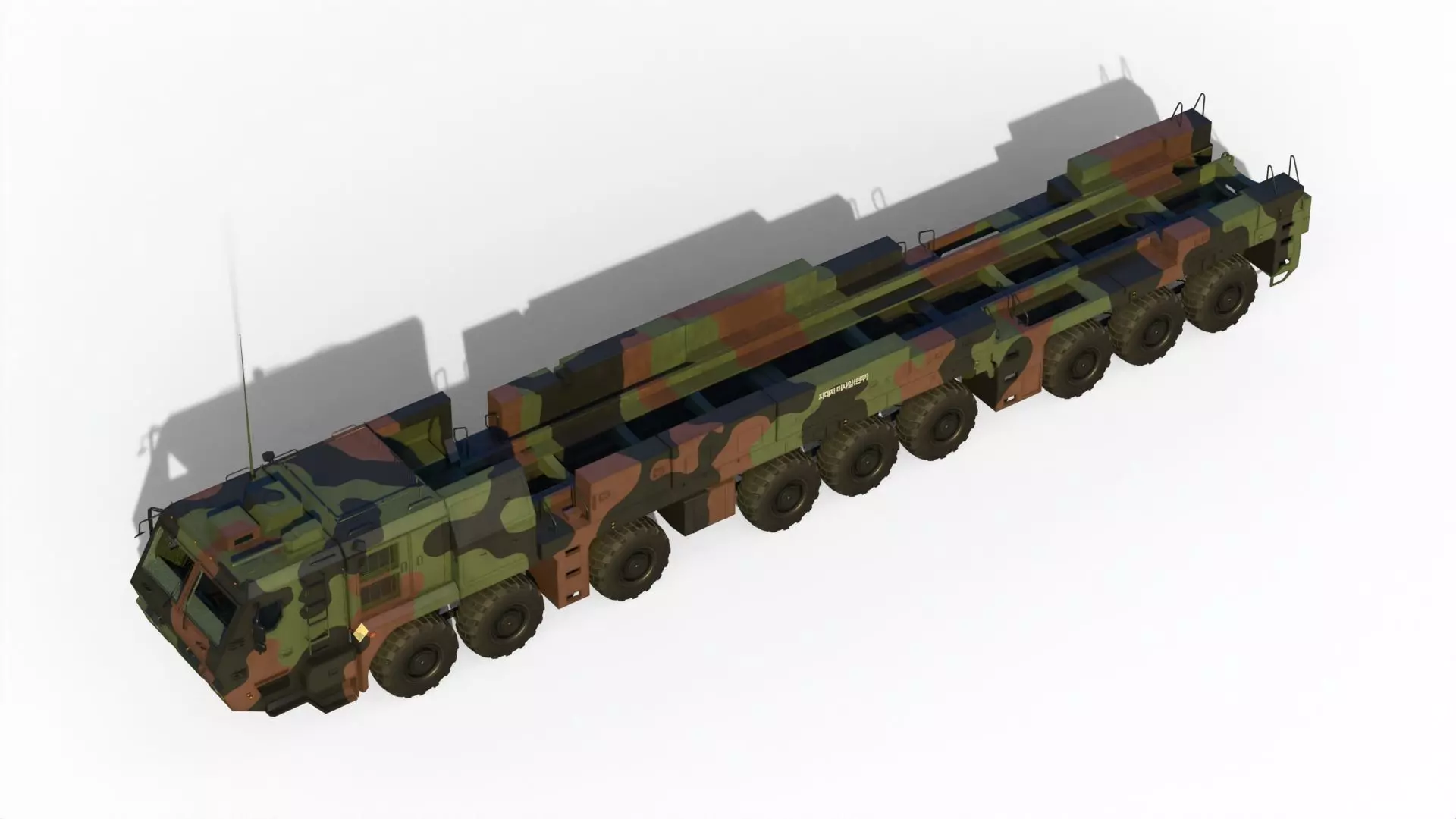 Hyunmoo 5  South Korean ballistic missile 3D model_14