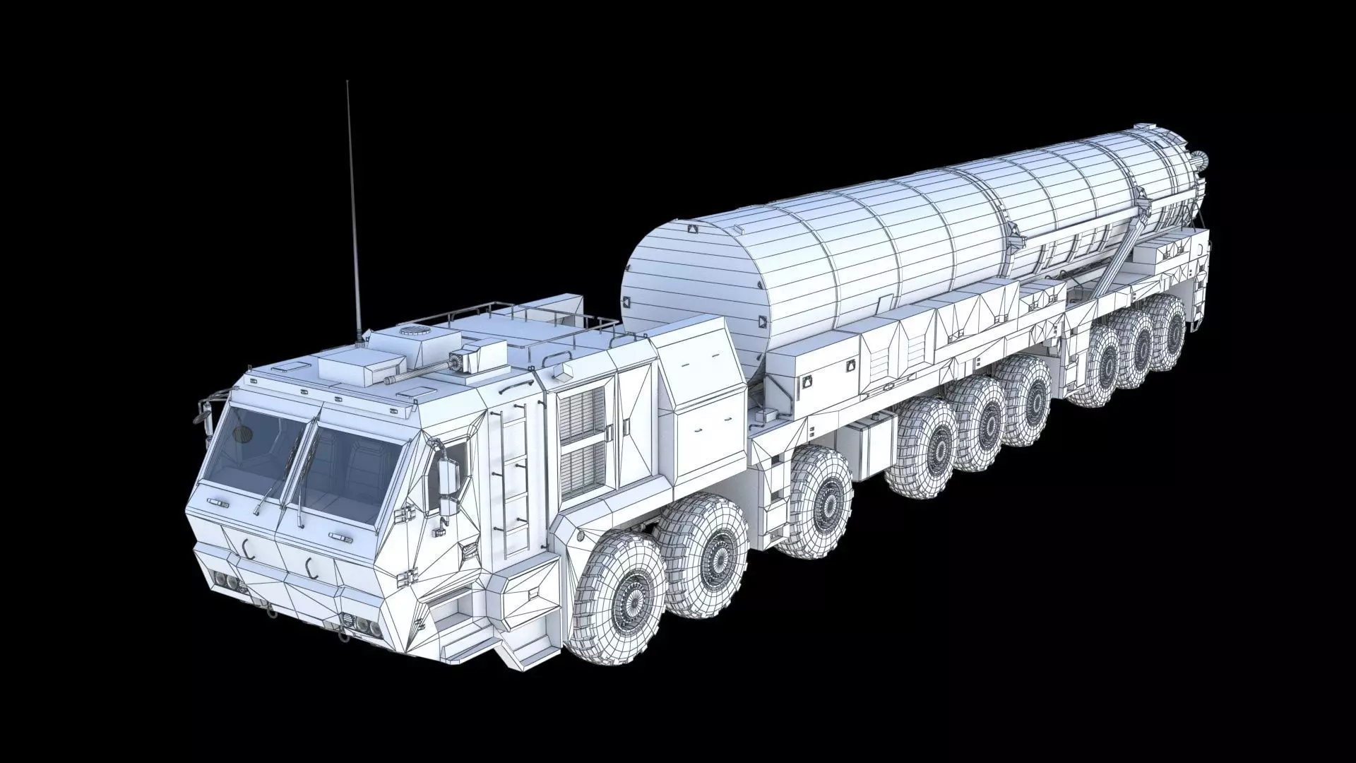 Hyunmoo 5  South Korean ballistic missile 3D model_22
