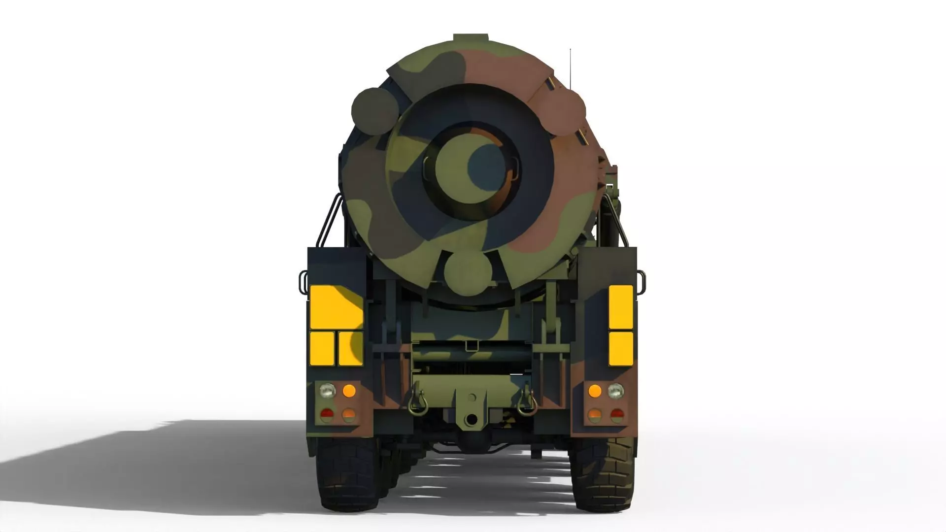 Hyunmoo 5  South Korean ballistic missile 3D model_12