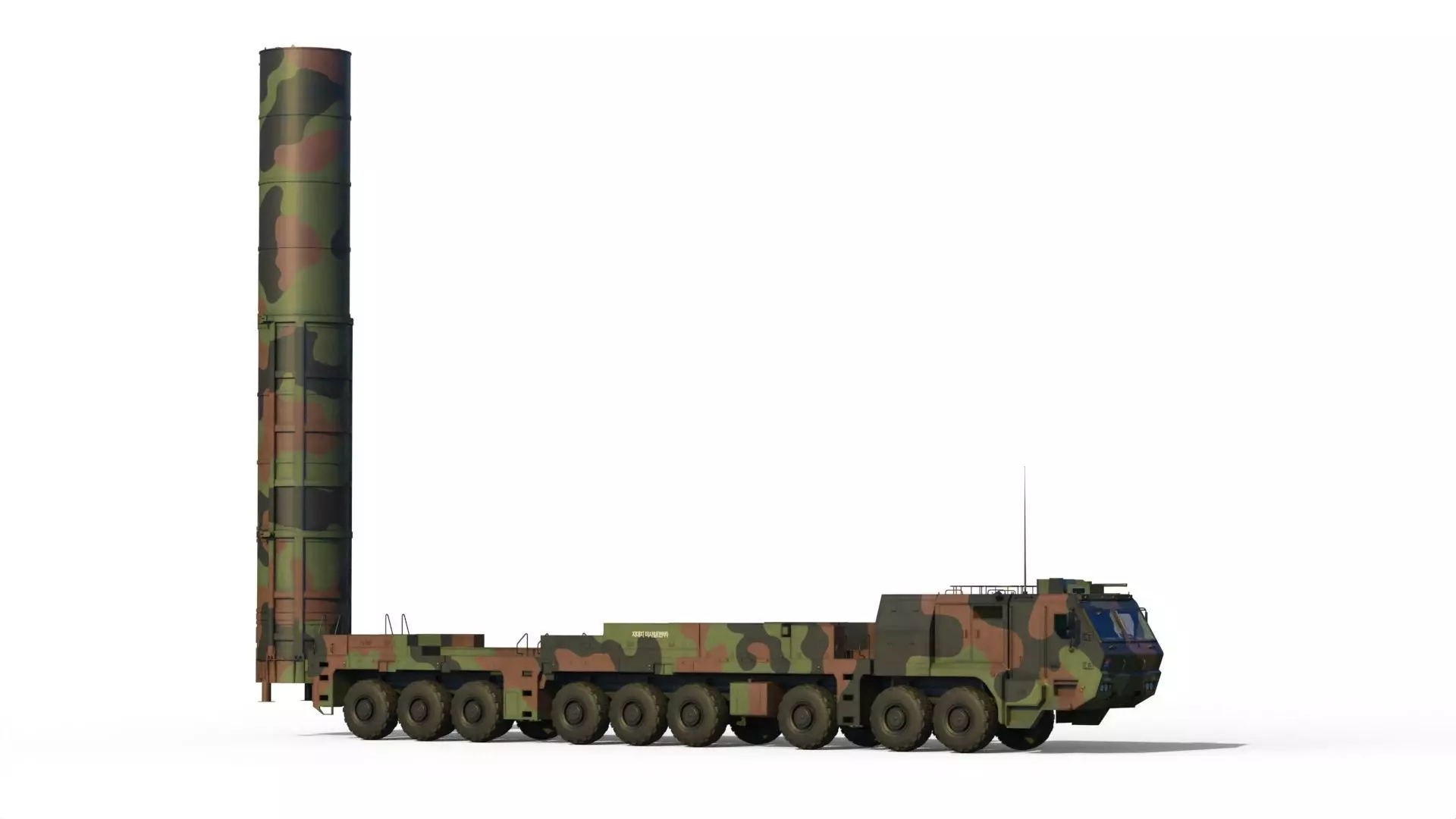 Hyunmoo 5  South Korean ballistic missile 3D model_10