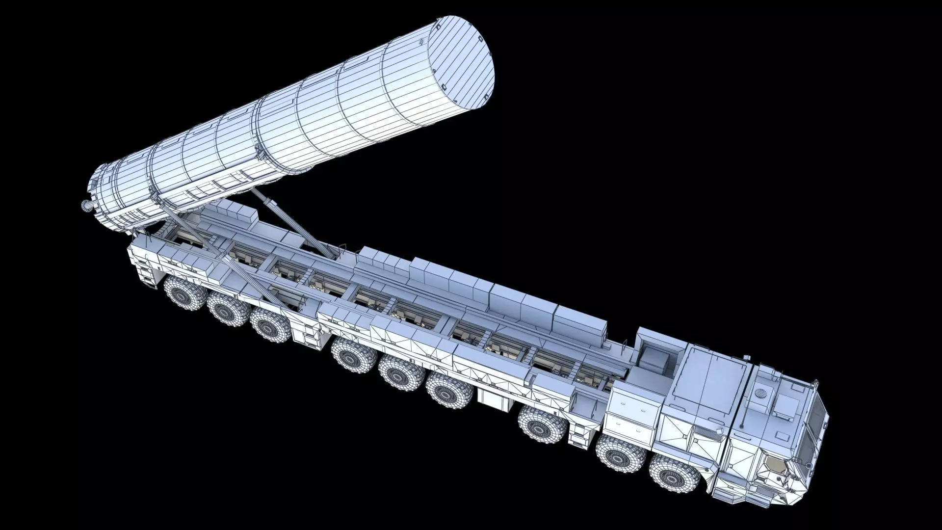 Hyunmoo 5  South Korean ballistic missile 3D model_26