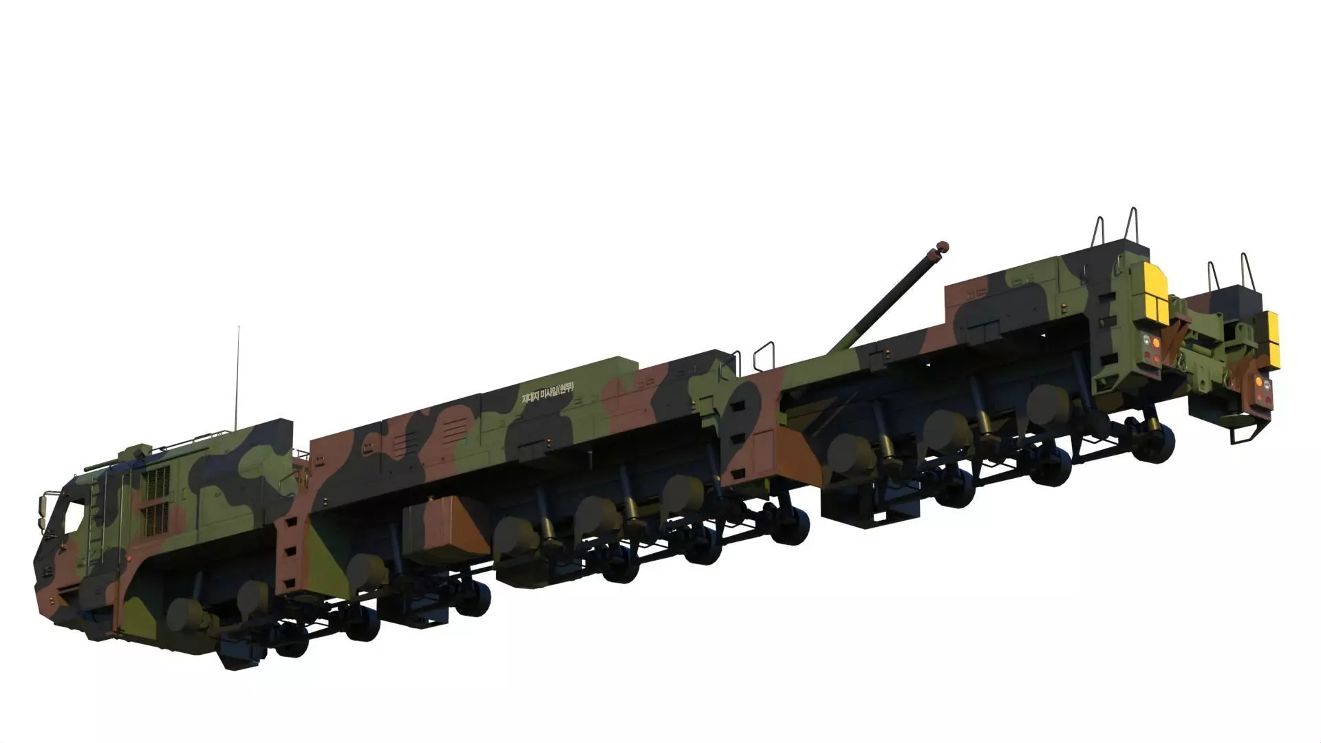 Hyunmoo 5  South Korean ballistic missile 3D model_17