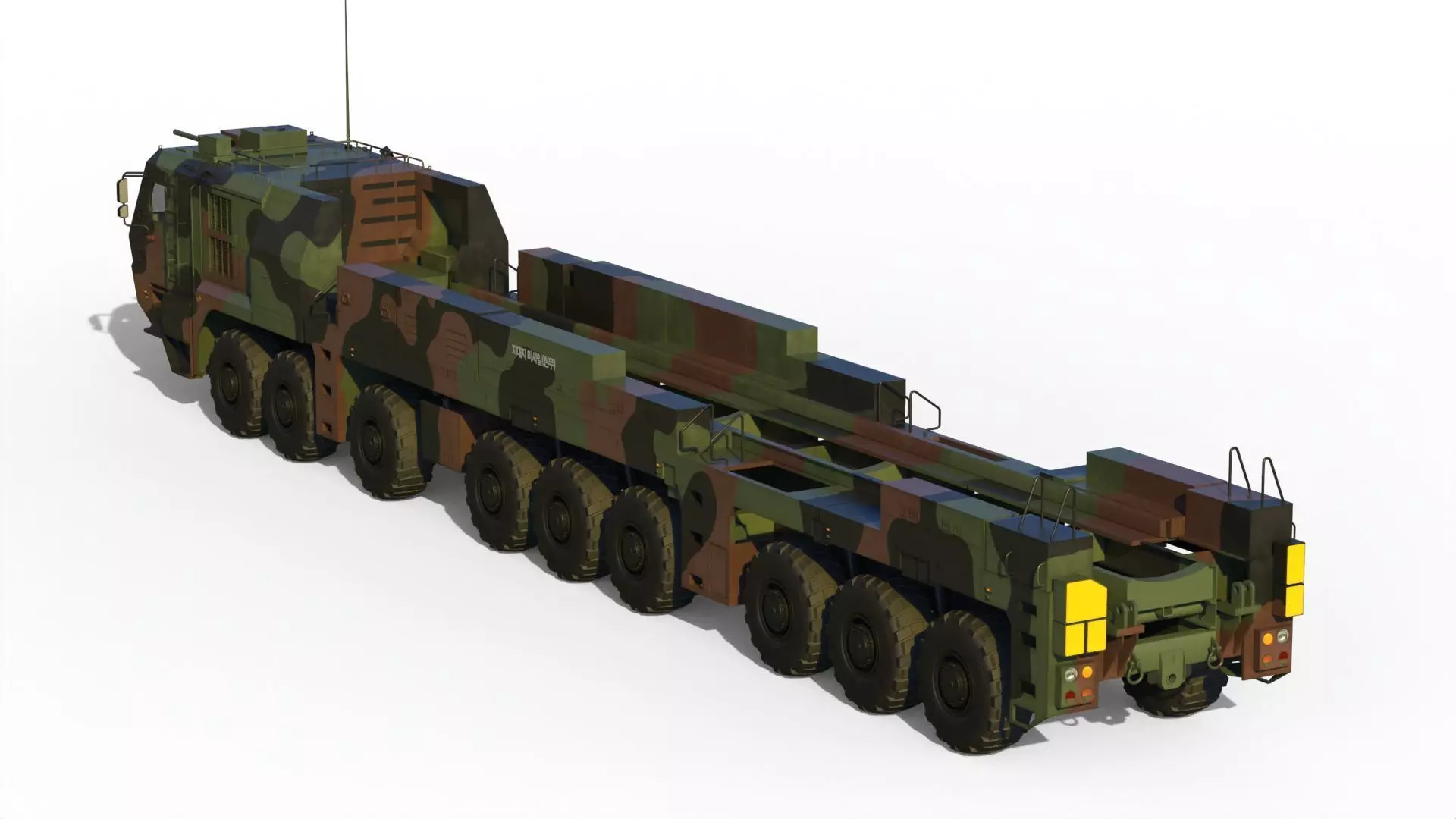 Hyunmoo 5  South Korean ballistic missile 3D model_15