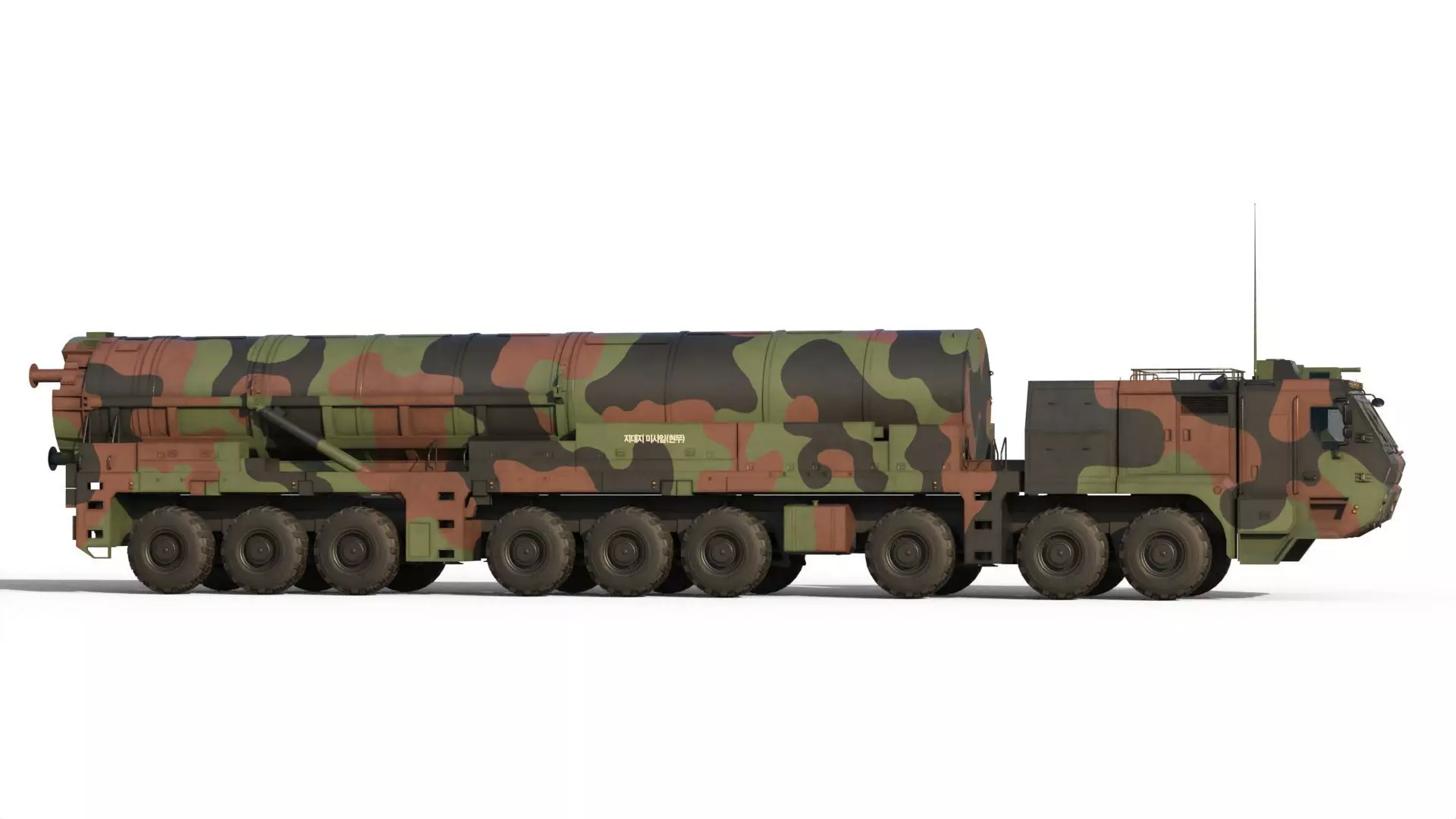 Hyunmoo 5  South Korean ballistic missile 3D model_2