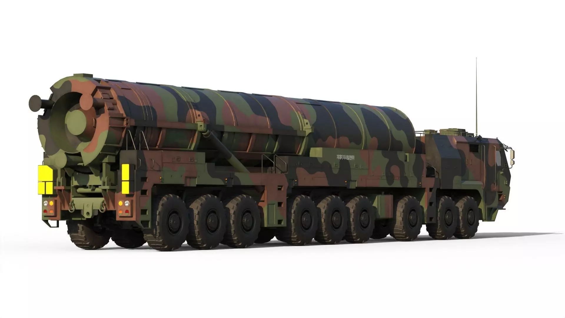 Hyunmoo 5  South Korean ballistic missile 3D model_3