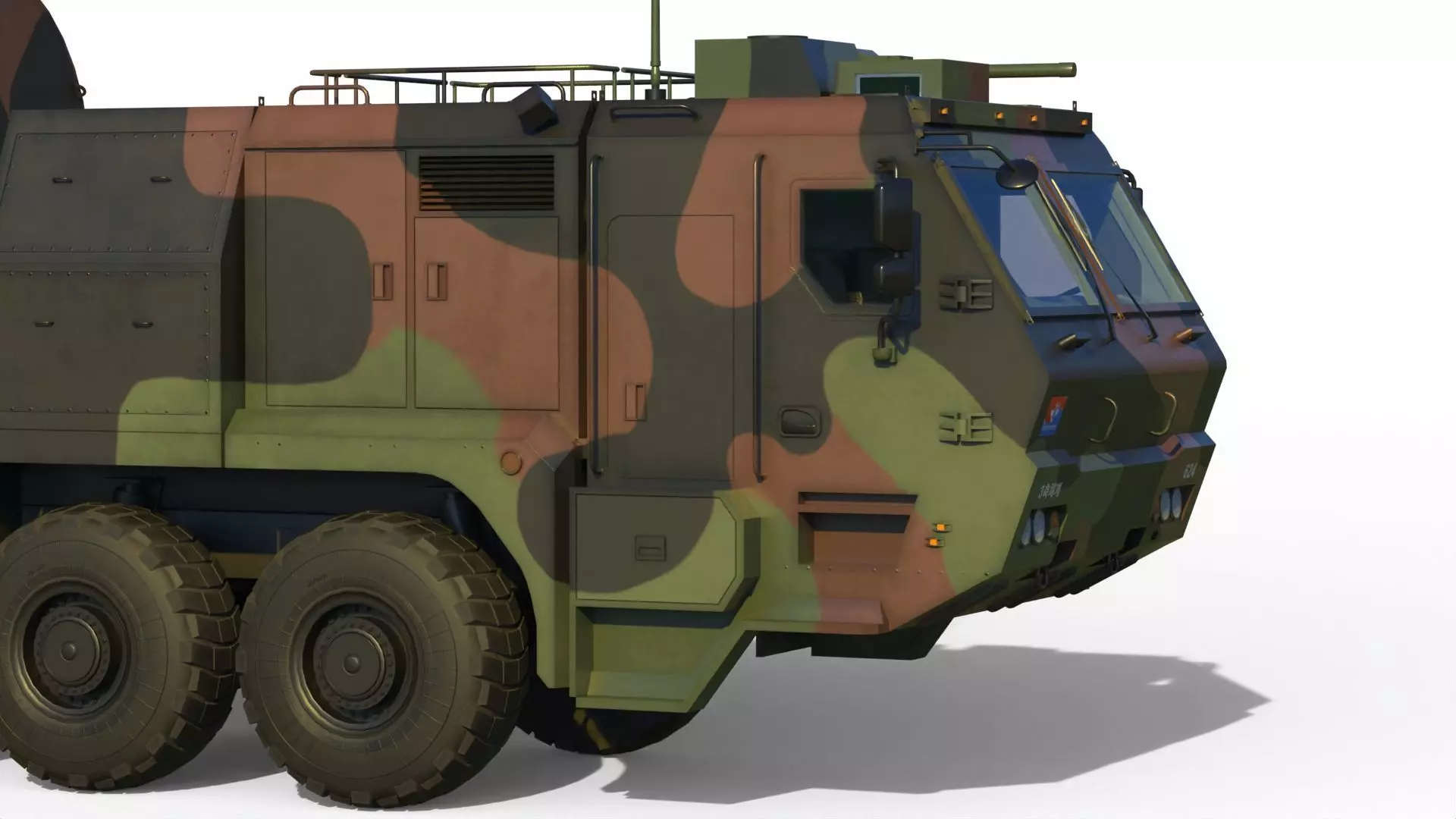 Hyunmoo 5  South Korean ballistic missile 3D model_13