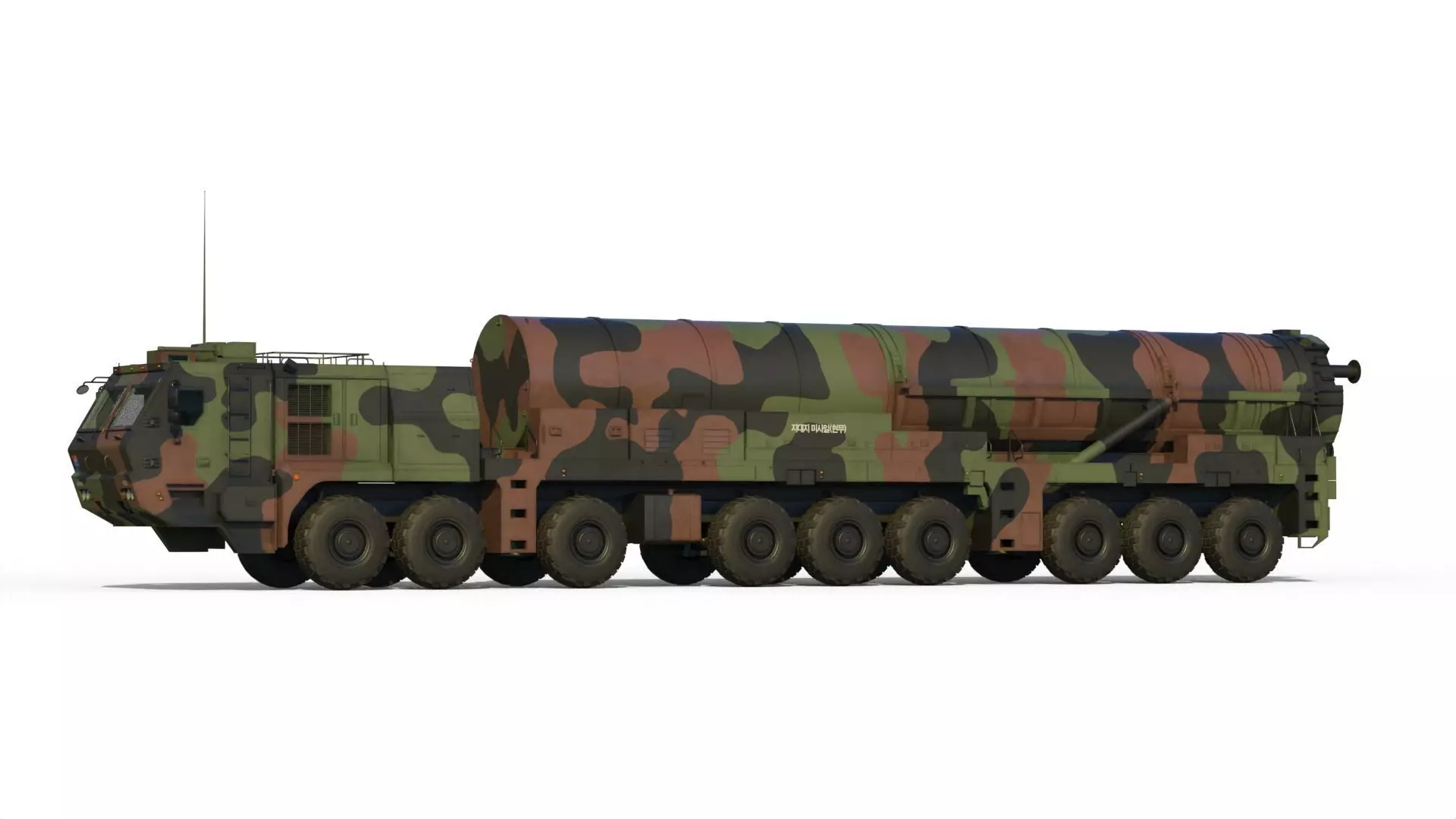 Hyunmoo 5  South Korean ballistic missile 3D model_6